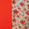 Coral with Autumn Leaves