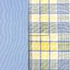 Gouche Blue with Kitchen Blue Plaid