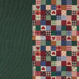 Hunter Green with Americana Quilt