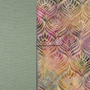 Laurel with Batik Feathers