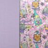 Pale Lilac with Spring Gnomes