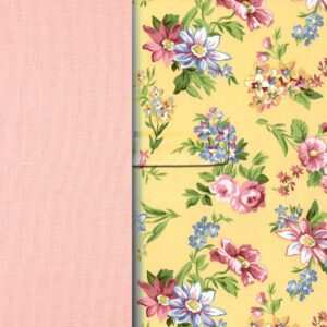 Pale Rose with Serene Flowers