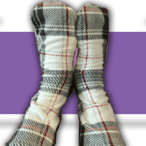 Polyester Fleece Toasty Toes Bed Socks