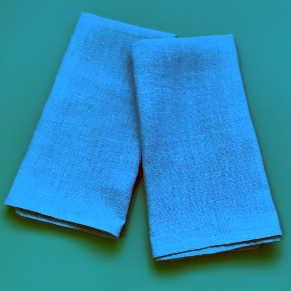 Linen napkins - Blue