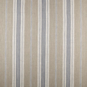 French Ticking Linen - Natural-White-Slate