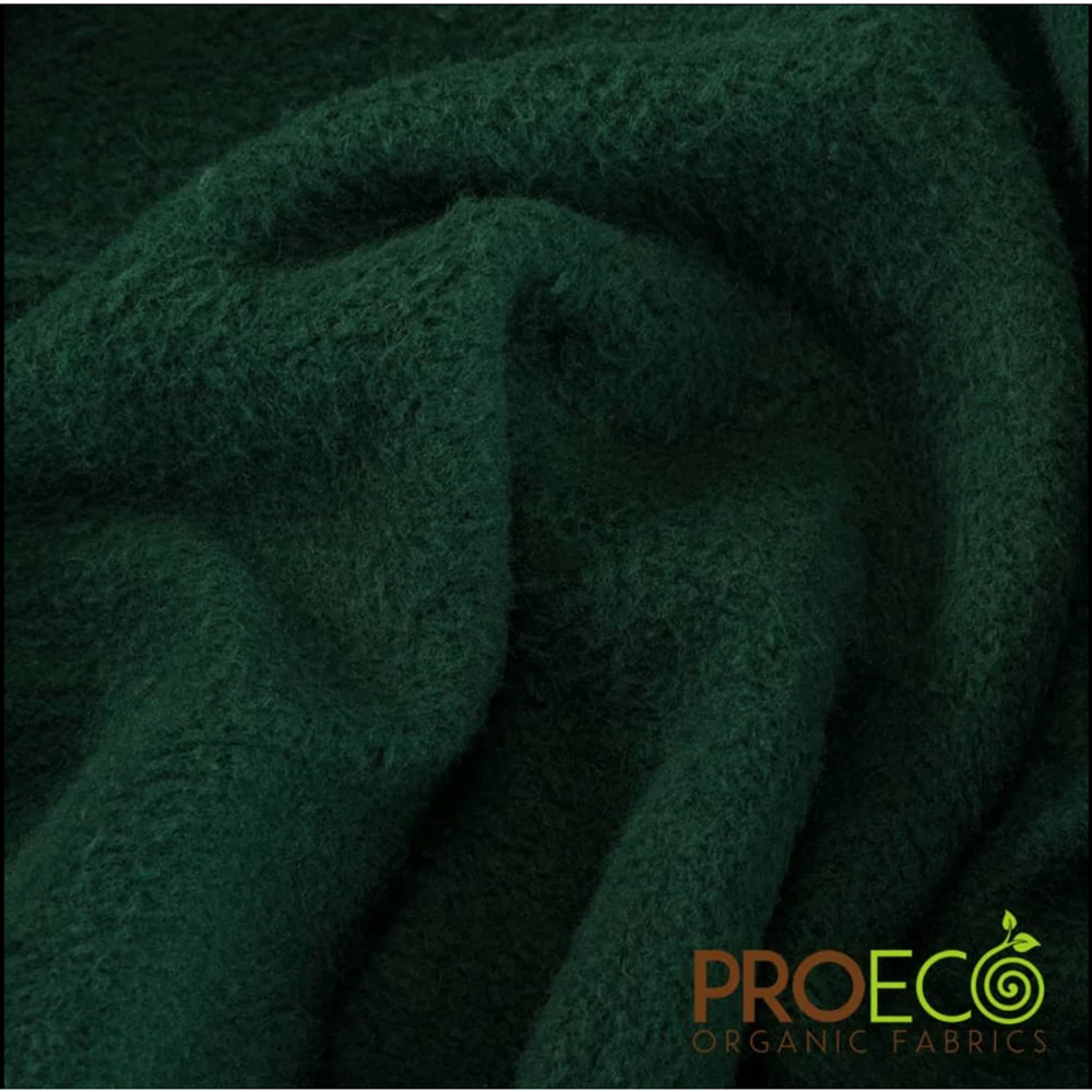 Evergreen Organic Cotton / Lycra Stretch Fleece