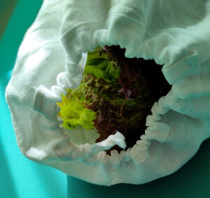 Produce Pouch with Lettuce