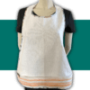 Linen Table Apron - linen adult bib