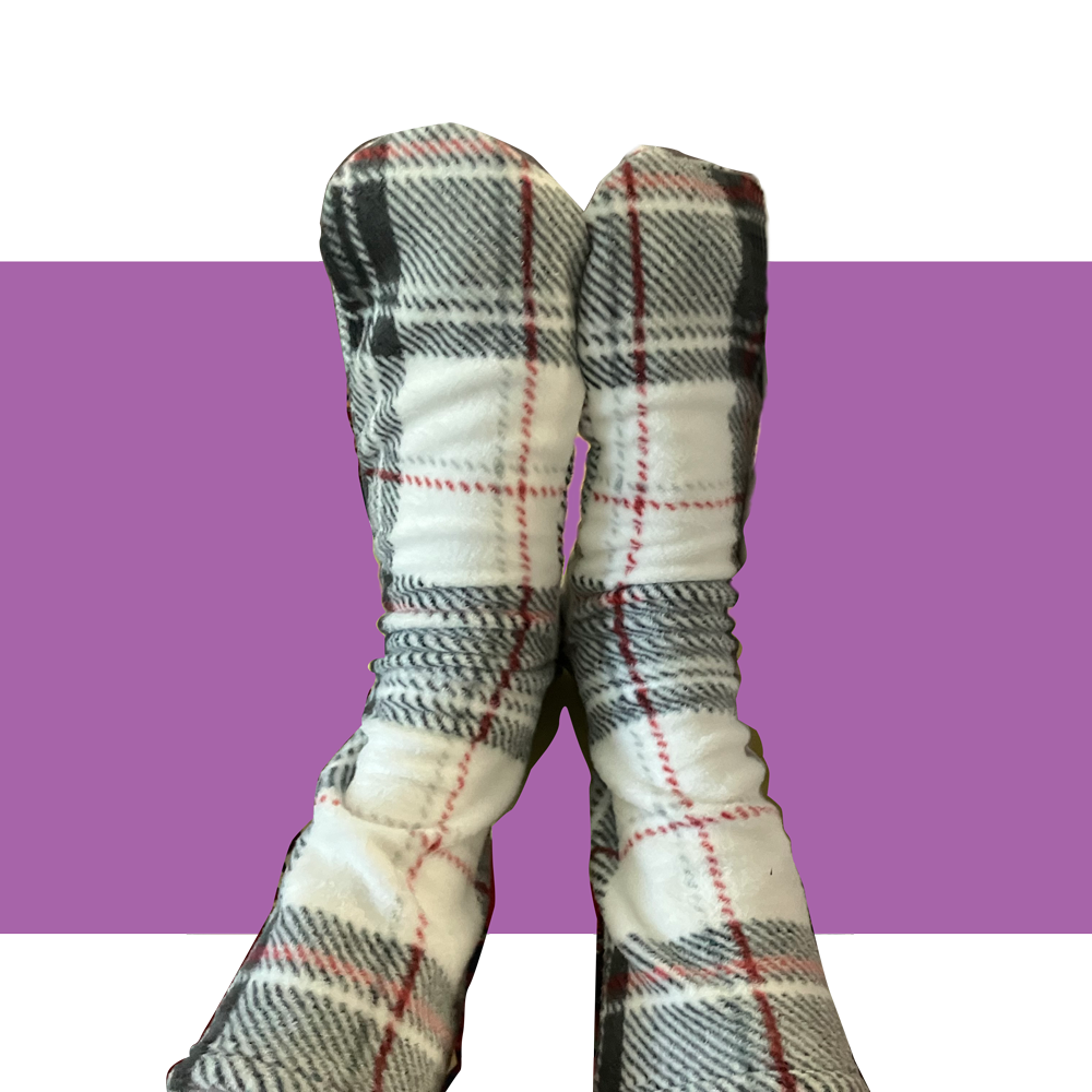 Toasty Toes Bed Socks made with Luxe Polyester Fleece
