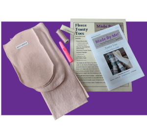 Sewing Kit to make a pair of Toasty Toes bed socks