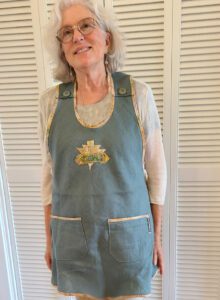 Modeling the Vintage 20's Linen Apron