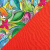 Garden Swirl on Coral