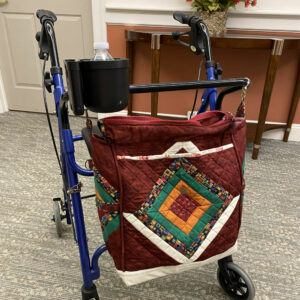 Gallery Tote attached to a rollator