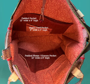 2 Padded Inside Pockets