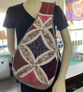 Wear the sling in the front or back