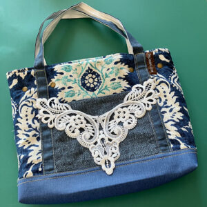 Upcycled Designer Tote-17
