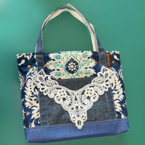 Upcycled Designer Tote 17